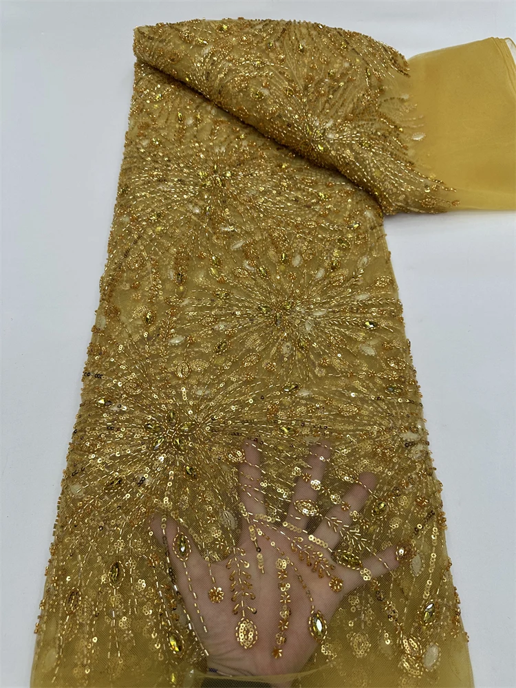 2026 Luxury French Tulle Net Lace with Sequins and Beads African Nigerian Embroidered Lace Fabric Lace Fabric for Sewing
2026 Luxury French Tulle Net Lace with Sequins and Beads African Nigerian Embroidered Lace Fabric Lace Fabric for Sewing