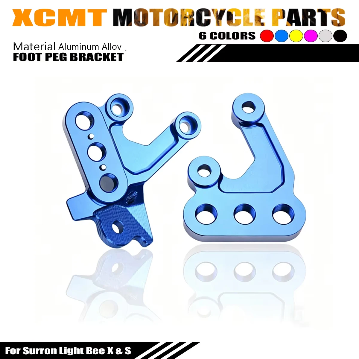 E-Motorcycle CNC Footpeg Mounting Bracket For Surron Light Bee X & S For Segway X160 X260 Replacement Part
E-Motorcycle CNC Footpeg Mounting Bracket For Surron Light Bee X & S For Segway X160 X260 Replacement Part