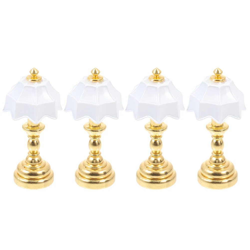 4 Pcs Dollhouse Table Lamp Delicate Mini Light Miniature Lamps Ornament Office Desk Bedside for DIY Decorative Accessory
4 Pcs Dollhouse Table Lamp Delicate Mini Light Miniature Lamps Ornament Office Desk Bedside for DIY Decorative Accessory