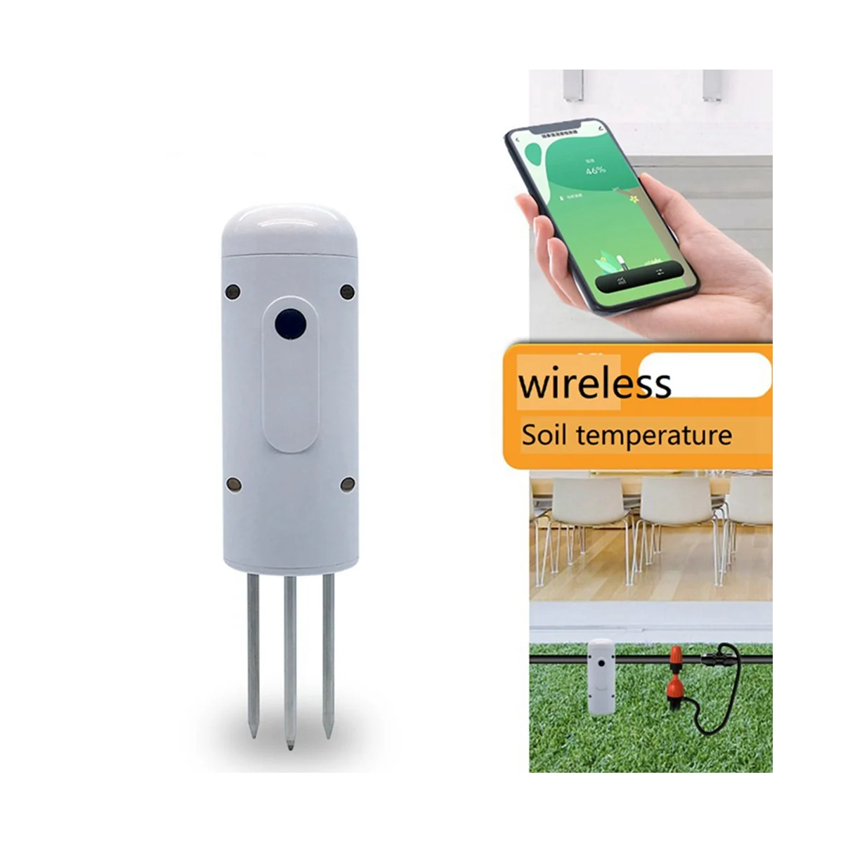 Датчик влажности почвы TUYA ZIGBEE, прибор для измерения температуры и влажности грунта, садовый автоматический детектор орошения, 2 шт.
Датчик влажности почвы TUYA ZIGBEE, прибор для измерения температуры и влажности грунта, садовый автоматический детектор орошения, 2 шт.