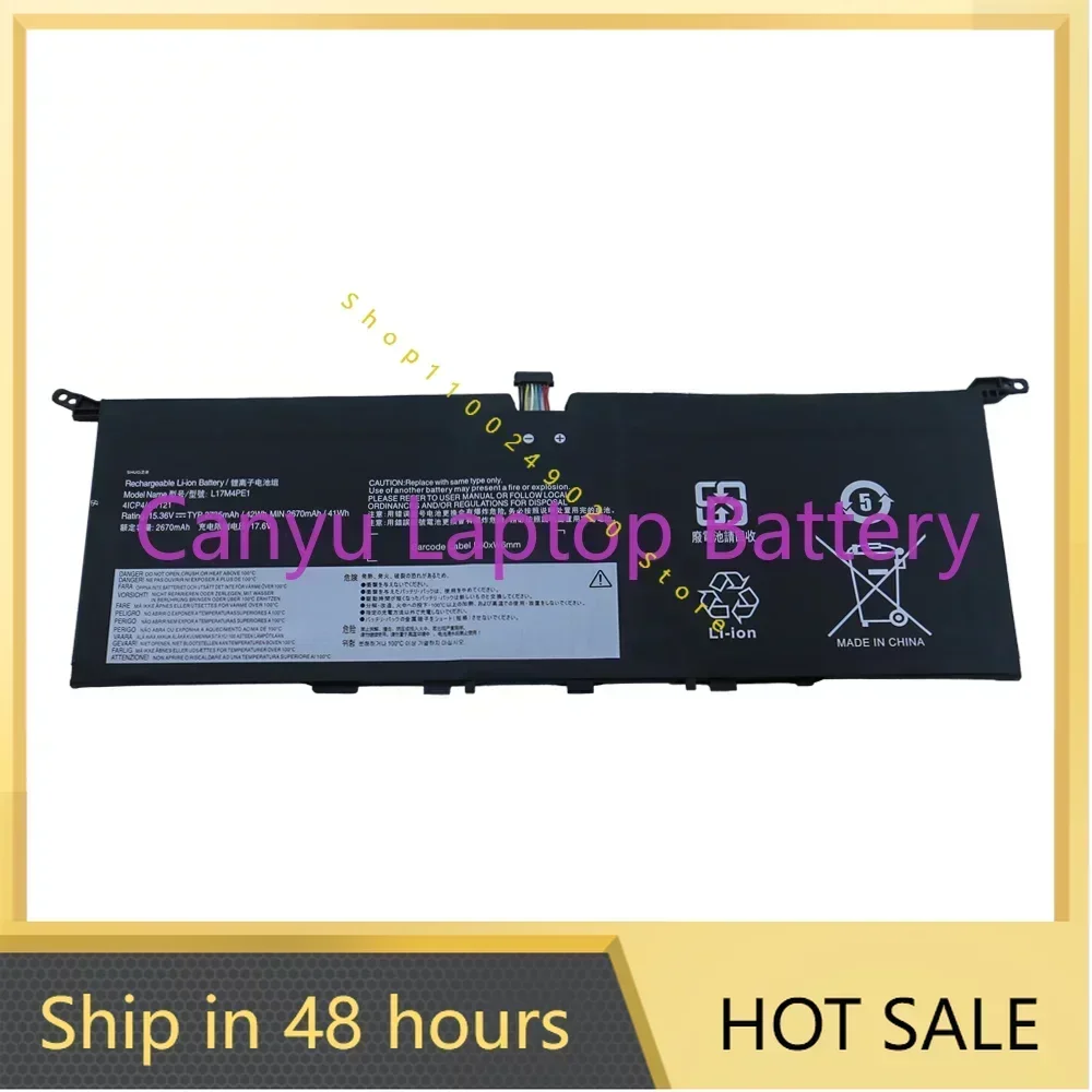 L17M4PE1 For Lenovo YOGA S730-13 S730-13IWL(81J0001GGE) IdeaPad 730S 13 730S-13IWL L17C4PE1 5B10R32748 15.36V Laptop battery
L17M4PE1 For Lenovo YOGA S730-13 S730-13IWL(81J0001GGE) IdeaPad 730S 13 730S-13IWL L17C4PE1 5B10R32748 15.36V Laptop battery