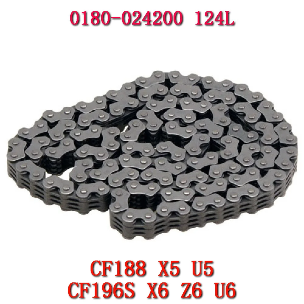 Цепь ГРМ 124L для CFMoto 0180- 024200 Аксессуары для квадроциклов UTV SSV CForce 600 625, туристический мотоцикл CF650 650TR 650MT CF Moto
Цепь ГРМ 124L для CFMoto 0180- 024200 Аксессуары для квадроциклов UTV SSV CForce 600 625, туристический мотоцикл CF650 650TR 650MT CF Moto