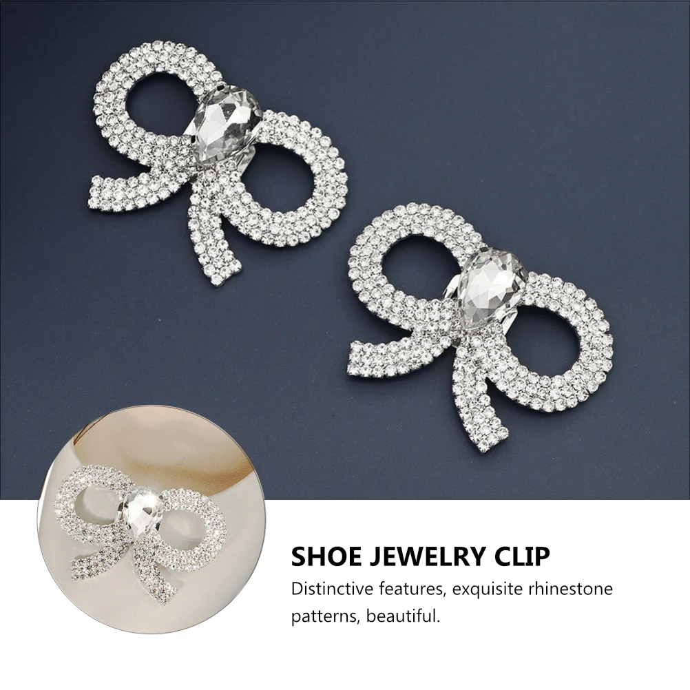 Rhinestone Shoe Clips High quality Alloy Buckles for Flat Shoes Boots S Heels Jewelry Wedding Accessories Bowknot Decorative
Rhinestone Shoe Clips High quality Alloy Buckles for Flat Shoes Boots S Heels Jewelry Wedding Accessories Bowknot Decorative
