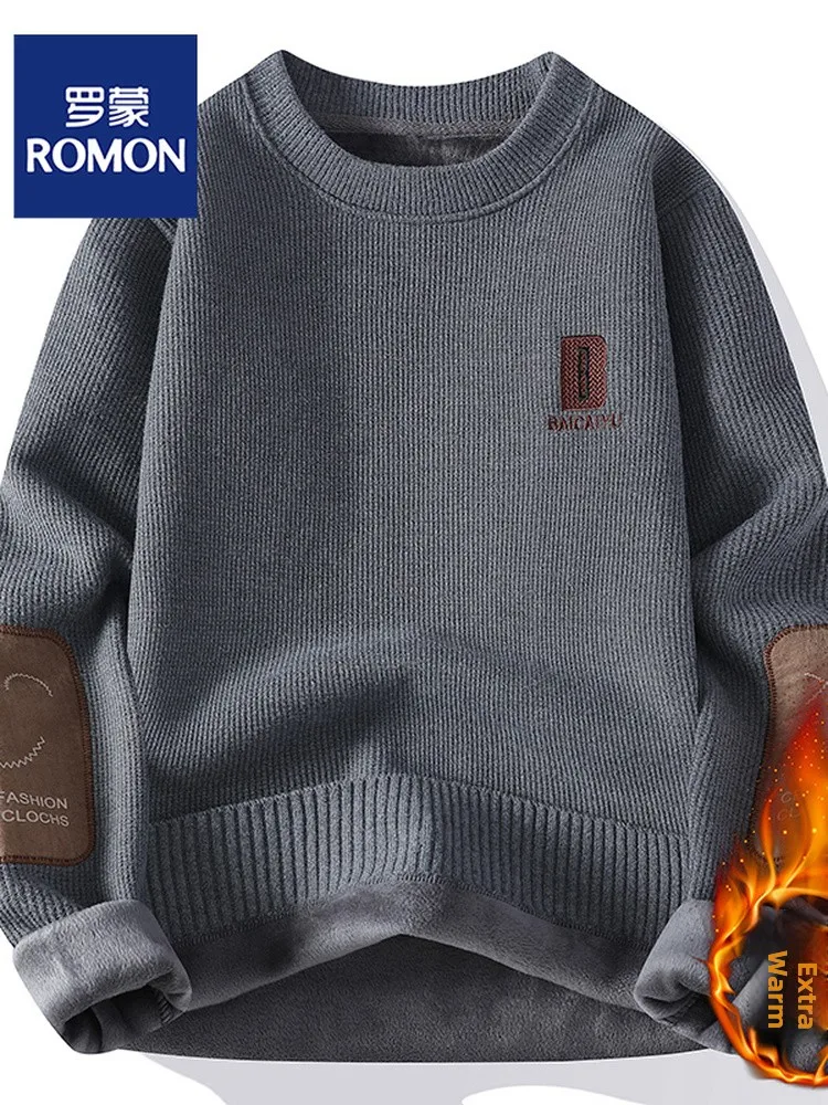 Мужской свитер Lormen с флисовой подкладкой, утолщенный, вязаный, с круглым вырезом, с вышивкой, зимний, теплый, мягкий, удобный, повседневный стиль, с длинным рукавом
Мужской свитер Lormen с флисовой подкладкой, утолщенный, вязаный, с круглым вырезом, с вышивкой, зимний, теплый, мягкий, удобный, повседневный стиль, с длинным рукавом