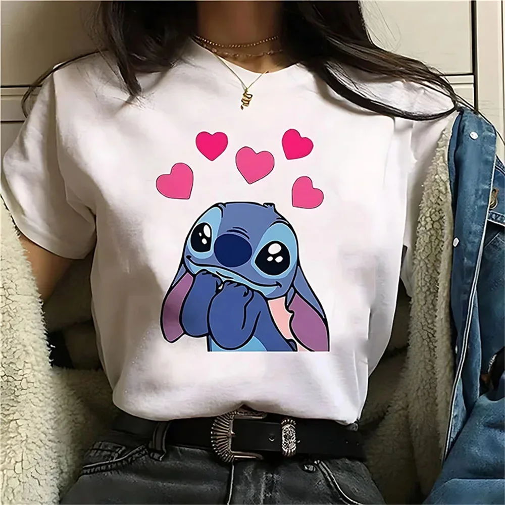 Мужские и женские женские футболки Lilo Stitch, уличная одежда в готическом стиле с героями мультфильмов, женские модные хлопковые футболки
Мужские и женские женские футболки Lilo Stitch, уличная одежда в готическом стиле с героями мультфильмов, женские модные хлопковые футболки