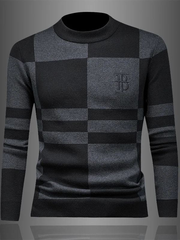 Мужской шерстяной свитер приталенного кроя с вышивкой, утепленный, зимний базовый слой, повседневный, с высоким воротником, теплый, дышащий
Мужской шерстяной свитер приталенного кроя с вышивкой, утепленный, зимний базовый слой, повседневный, с высоким воротником, теплый, дышащий