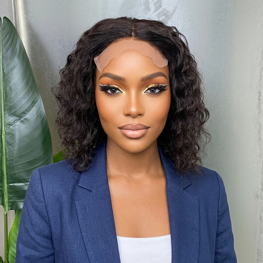 Remy Human Hair Short Bob Style Deep Wave 5x5 Brown Lace Closure Wig 10 Inches
Remy Human Hair Short Bob Style Deep Wave 5x5 Brown Lace Closure Wig 10 Inches