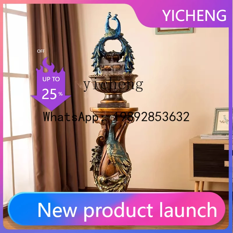 X7 New Chinese Style Living Room Ornament Peacock Light Luxury Wealth-Attracting Flowing Water Large Living Room Decoration
X7 New Chinese Style Living Room Ornament Peacock Light Luxury Wealth-Attracting Flowing Water Large Living Room Decoration