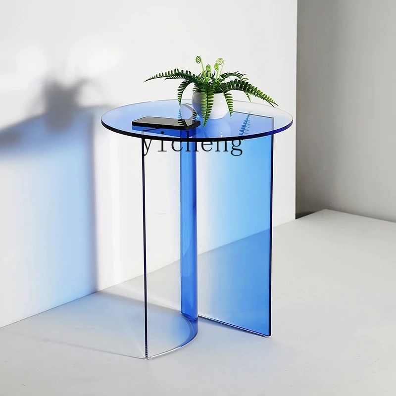ZZ living room coffee table modern blue gradual change sofa real estate office reception round acrylic small table
ZZ living room coffee table modern blue gradual change sofa real estate office reception round acrylic small table