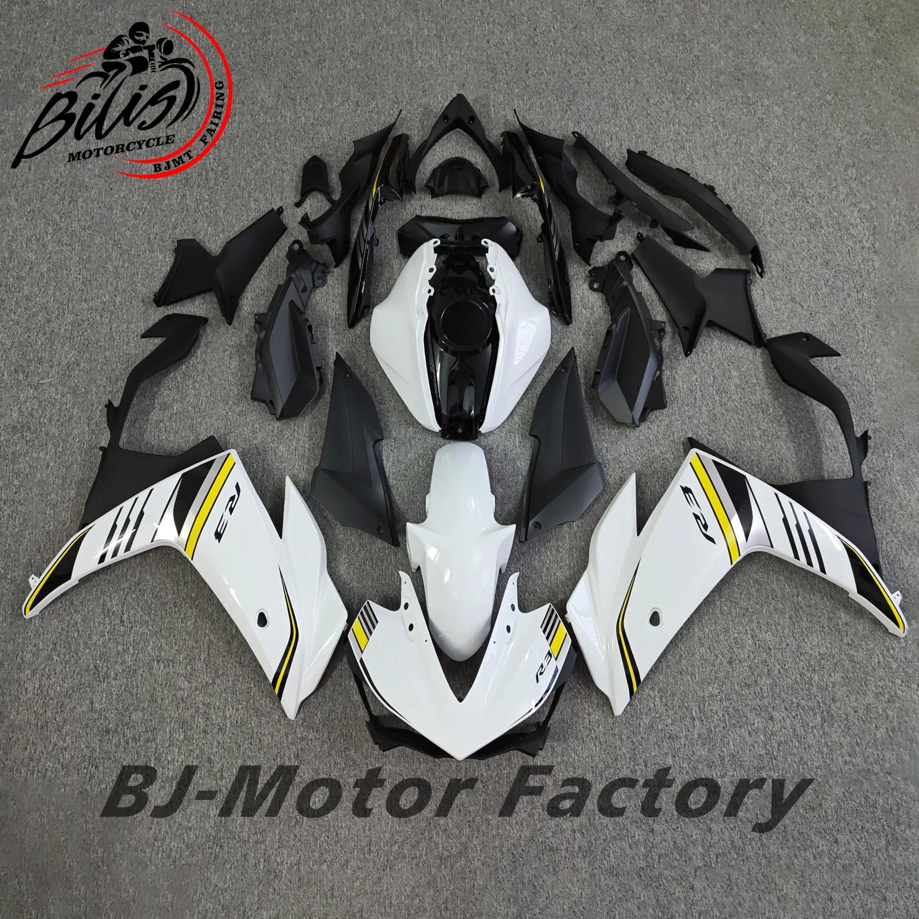 The New ABS Fairings Kit Fit For YAMAHA YZF- R3 R25 15 16 17 18 2015 2016 2017 2018 Bodywork Set Custom Matt Black
The New ABS Fairings Kit Fit For YAMAHA YZF- R3 R25 15 16 17 18 2015 2016 2017 2018 Bodywork Set Custom Matt Black