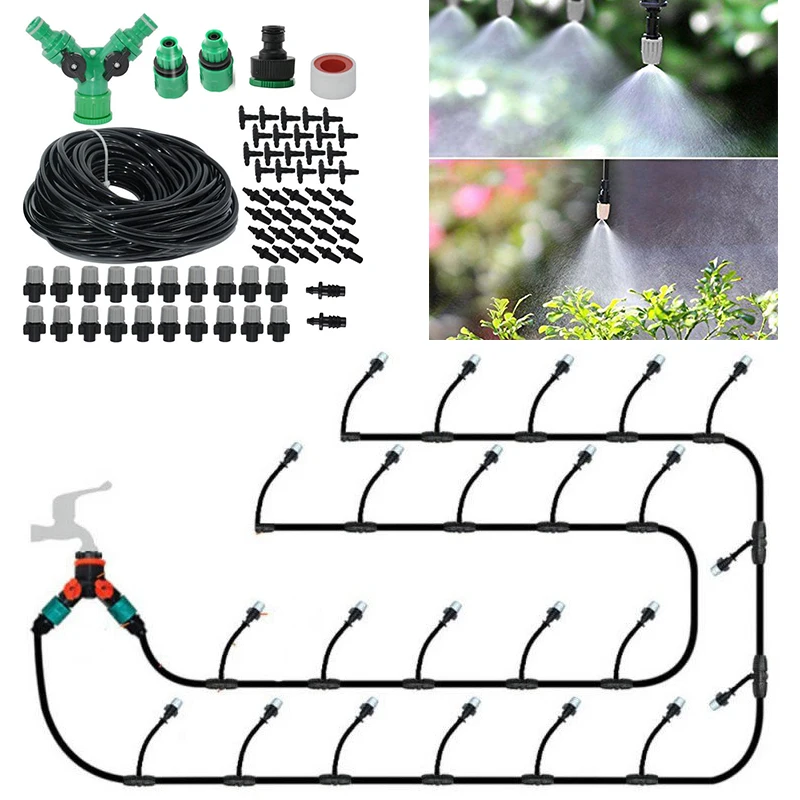 New Water Irrigation Kit Set Micro Drip Watering System Garden Plant Sprinkler Tool
New Water Irrigation Kit Set Micro Drip Watering System Garden Plant Sprinkler Tool
