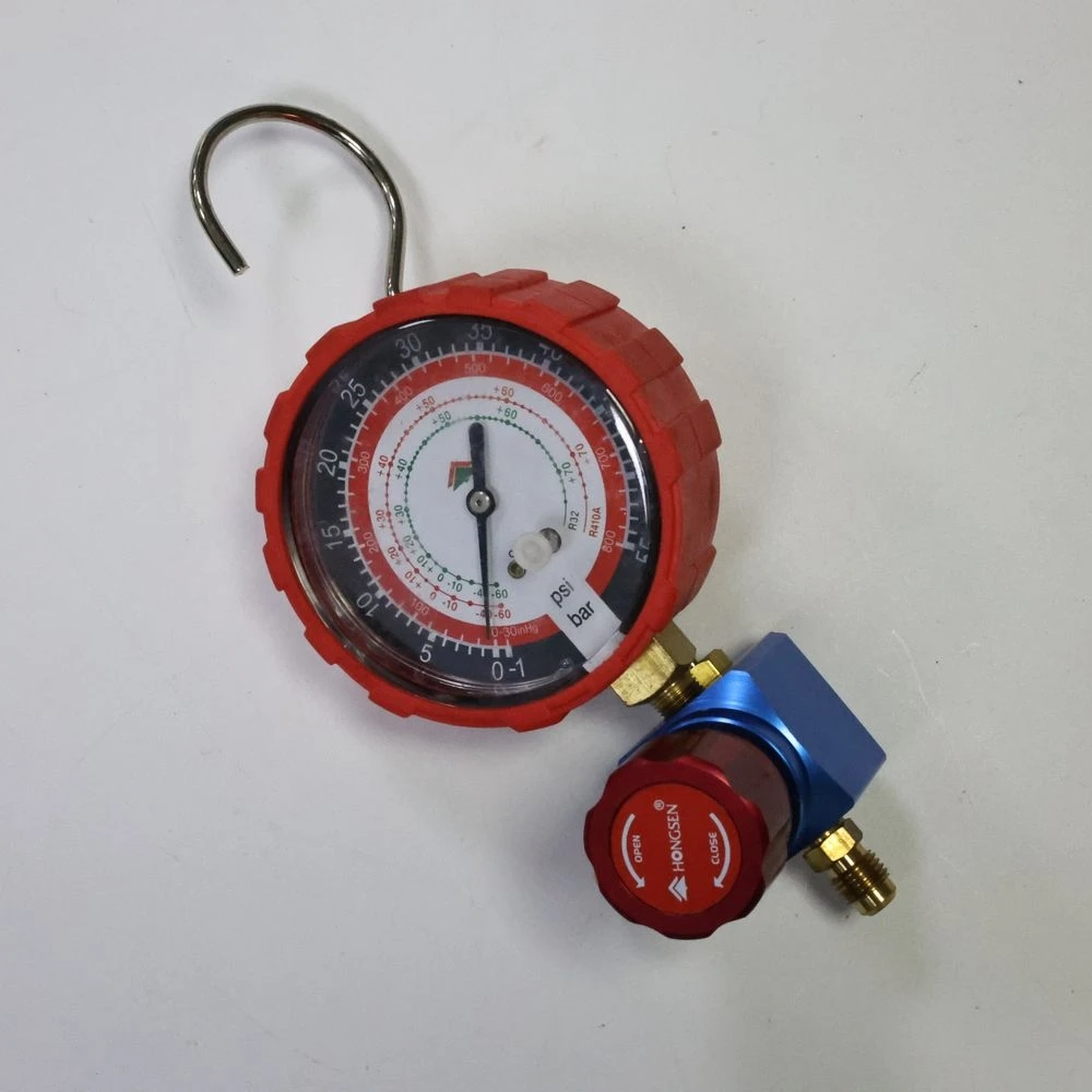 HS-468AH Air Conditioner Refrigerant High Pressure Gauge for R410A R134A R22 R404A A/C Diagnostic Refrigerant Charging Tool
HS-468AH Air Conditioner Refrigerant High Pressure Gauge for R410A R134A R22 R404A A/C Diagnostic Refrigerant Charging Tool