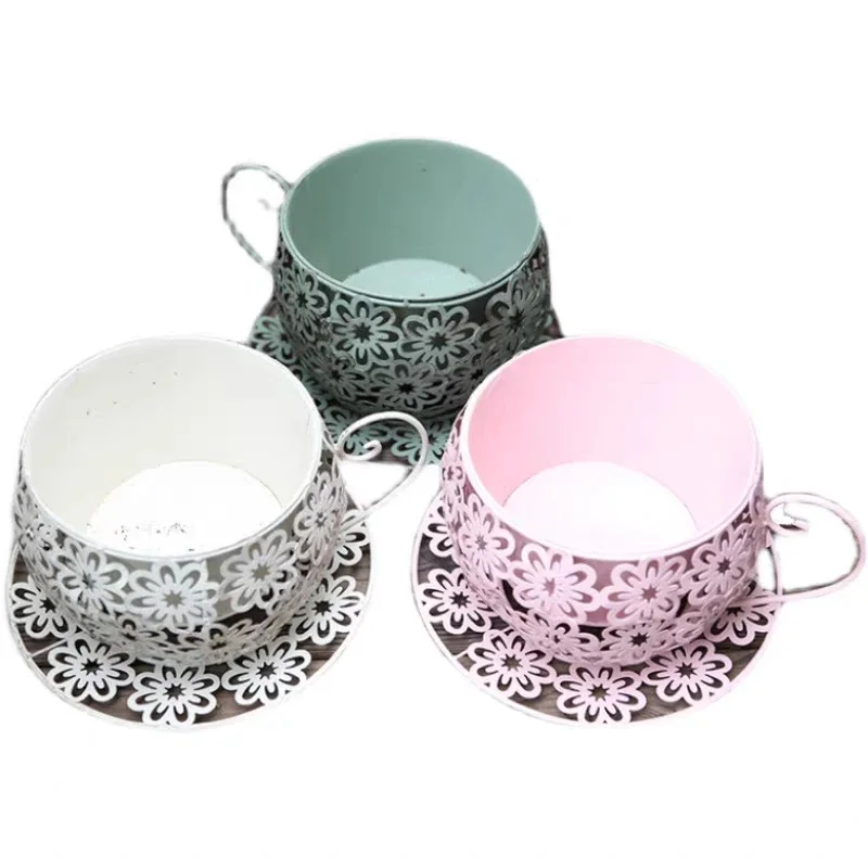 Flower pot household outdoor courtyard garden balcony decoration wrought iron flower ware
Flower pot household outdoor courtyard garden balcony decoration wrought iron flower ware