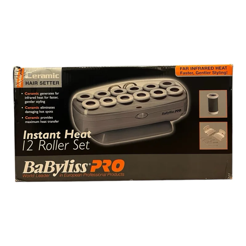 Бигуди Babyliss Hot Roller Pro Керамический прибор для волос Инфракрасные тепловые зажимы BABCHV15
Бигуди Babyliss Hot Roller Pro Керамический прибор для волос Инфракрасные тепловые зажимы BABCHV15