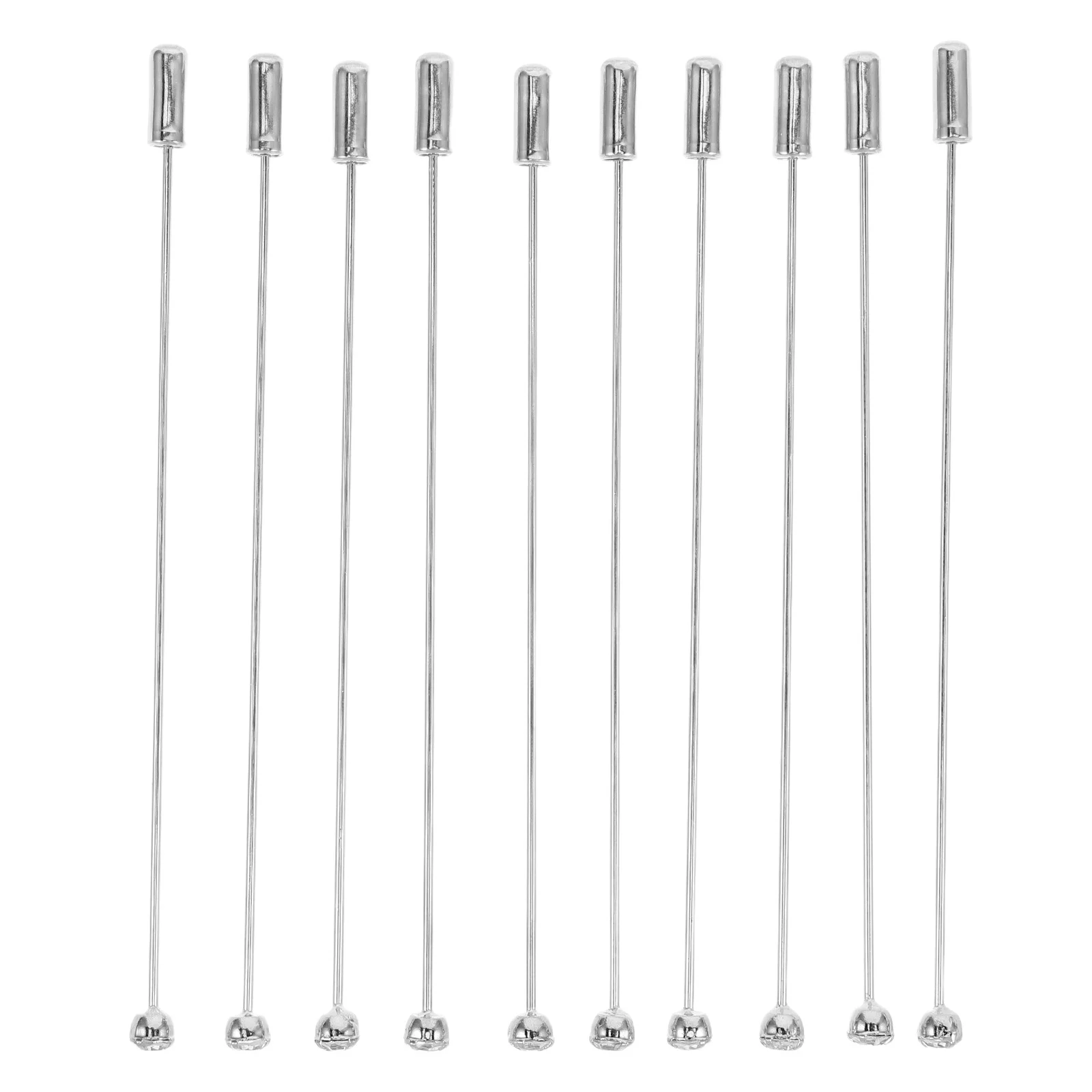 10Pcs Brooch Pin Sticks Stainless Steel 96Mm Long Safety Pins Stopper Corsage Lapel Scarf Hat Jewelry Making Accessories
10Pcs Brooch Pin Sticks Stainless Steel 96Mm Long Safety Pins Stopper Corsage Lapel Scarf Hat Jewelry Making Accessories
