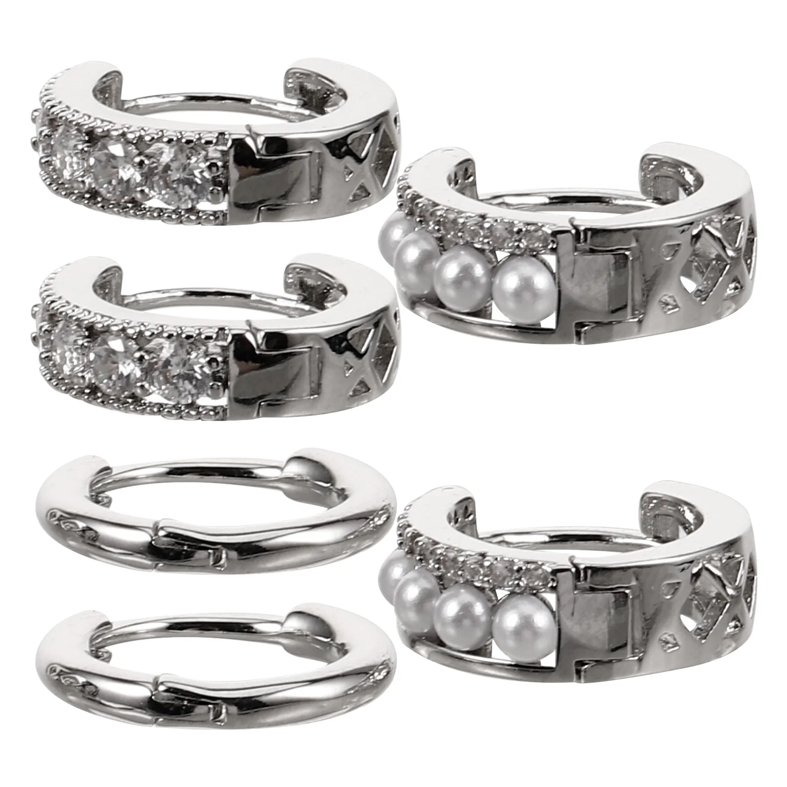 3 Pairs Ear Buckle Combination Set Small Hoop Earring Earrings for Women Department Miss
3 Pairs Ear Buckle Combination Set Small Hoop Earring Earrings for Women Department Miss