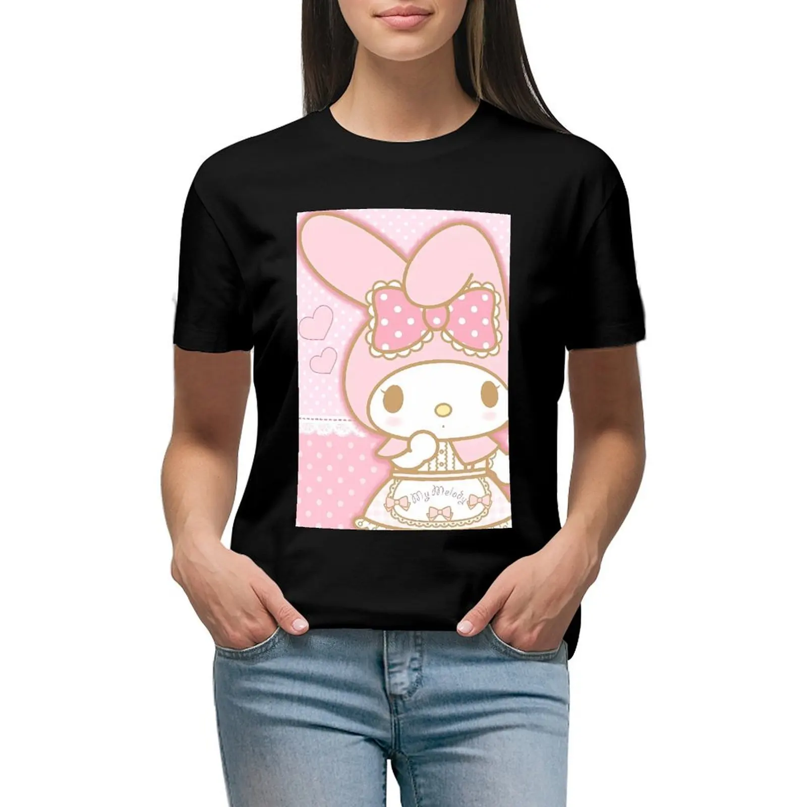 Модная футболка Sanrio Melody Y2k, женская одежда, летние повседневные милые футболки, одежда
Модная футболка Sanrio Melody Y2k, женская одежда, летние повседневные милые футболки, одежда