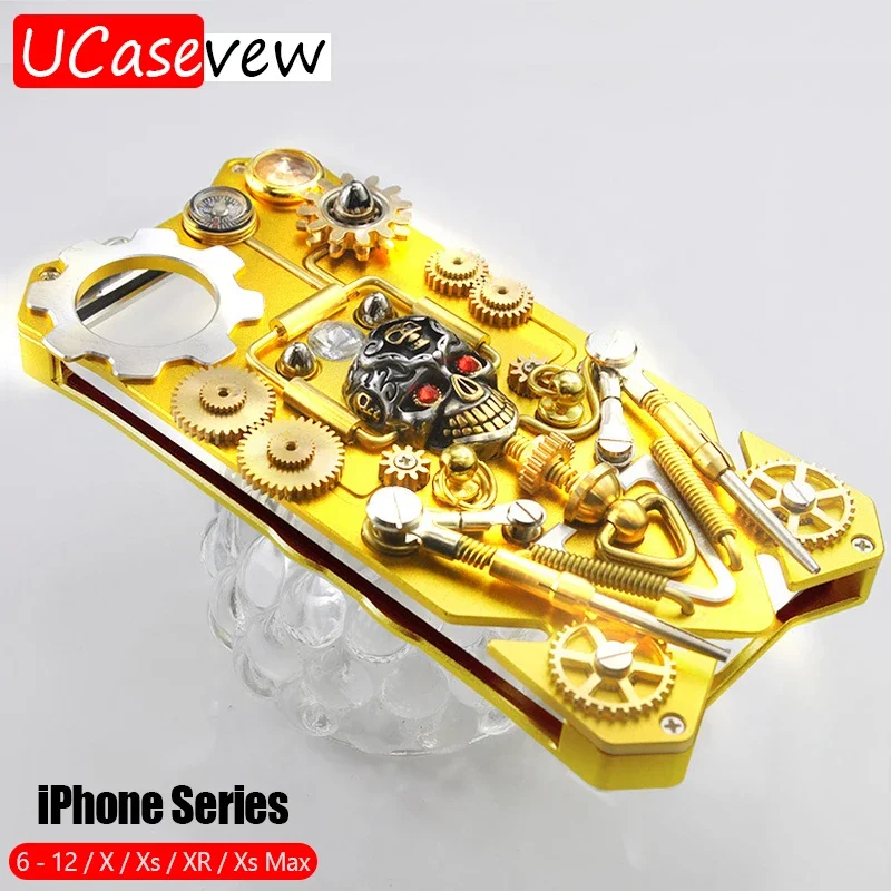 Luxury Metal Mechanical Gear Armor phone Case Protection Shell For iPhone 12 11 Pro Max Mini XS XR 8 7 6 Plus Shockproof Cover
Luxury Metal Mechanical Gear Armor phone Case Protection Shell For iPhone 12 11 Pro Max Mini XS XR 8 7 6 Plus Shockproof Cover