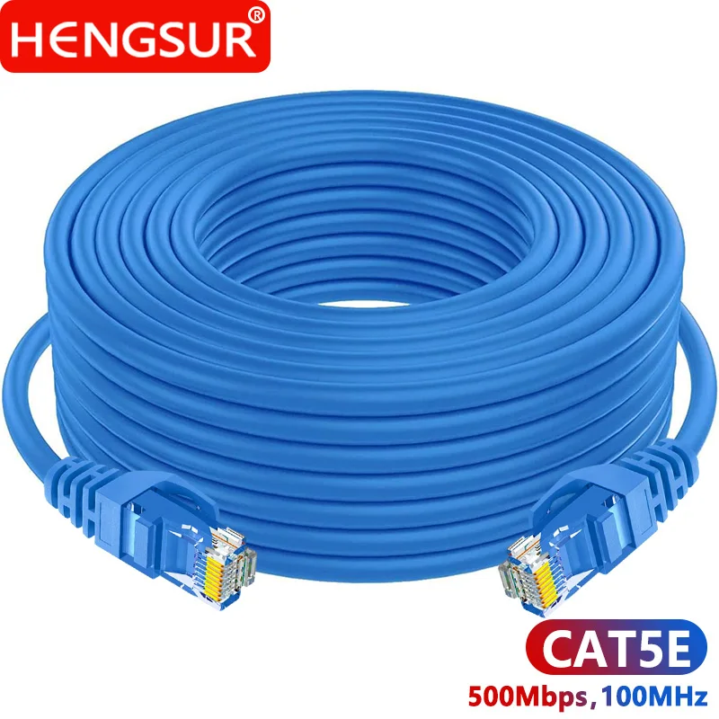 HENGSUR Cat5e Ethernet Cable Blue Round CCA LAN Internet Network Cord for Router Switch Laptop PC 50M 30M 20M 5M 1M CAT5E Cable
HENGSUR Cat5e Ethernet Cable Blue Round CCA LAN Internet Network Cord for Router Switch Laptop PC 50M 30M 20M 5M 1M CAT5E Cable