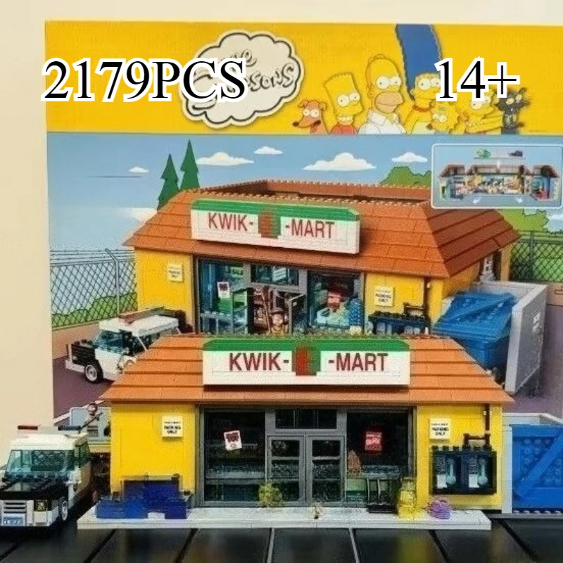 2026new MOC 2179PCS 71016 FIT Kwik-E-Mart Building Blocks Bricks Model Toys For Kids Adults Christmas Birthday Gifts Home Decor
2026new MOC 2179PCS 71016 FIT Kwik-E-Mart Building Blocks Bricks Model Toys For Kids Adults Christmas Birthday Gifts Home Decor