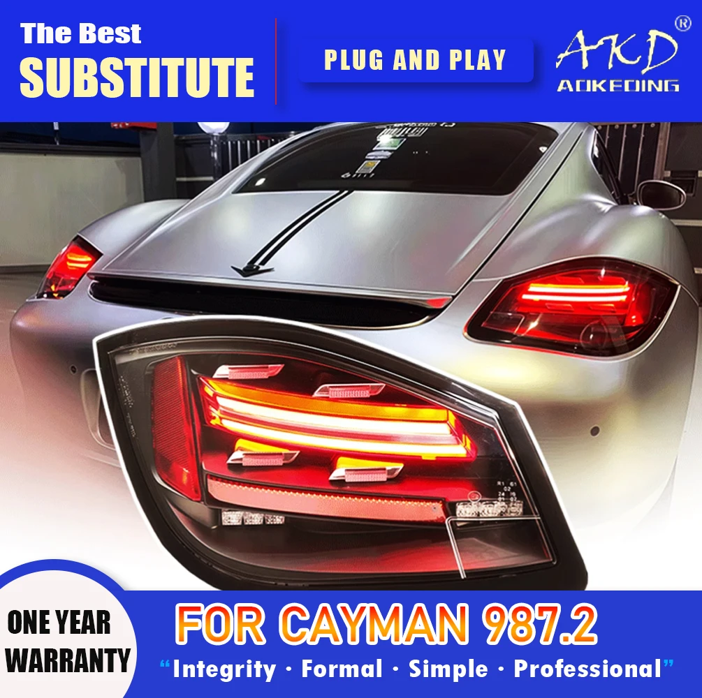 AKD Tail Lamp for Porsche Cayman 987.2 LED Tail Light 2009-2013 BOXSTER 987.2 Rear Fog Brake Turn Signal Automotive Accessories
AKD Tail Lamp for Porsche Cayman 987.2 LED Tail Light 2009-2013 BOXSTER 987.2 Rear Fog Brake Turn Signal Automotive Accessories
