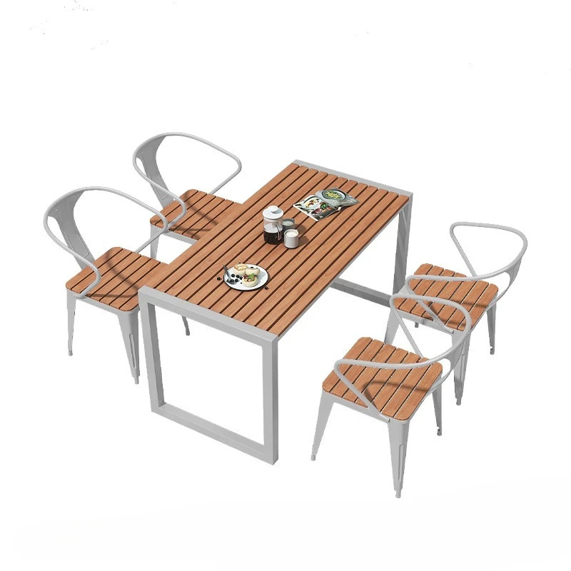 Outdoor rain and sun protection open-air terrace tea table and chairs simple modern courtyard garden tables and chairs
Outdoor rain and sun protection open-air terrace tea table and chairs simple modern courtyard garden tables and chairs