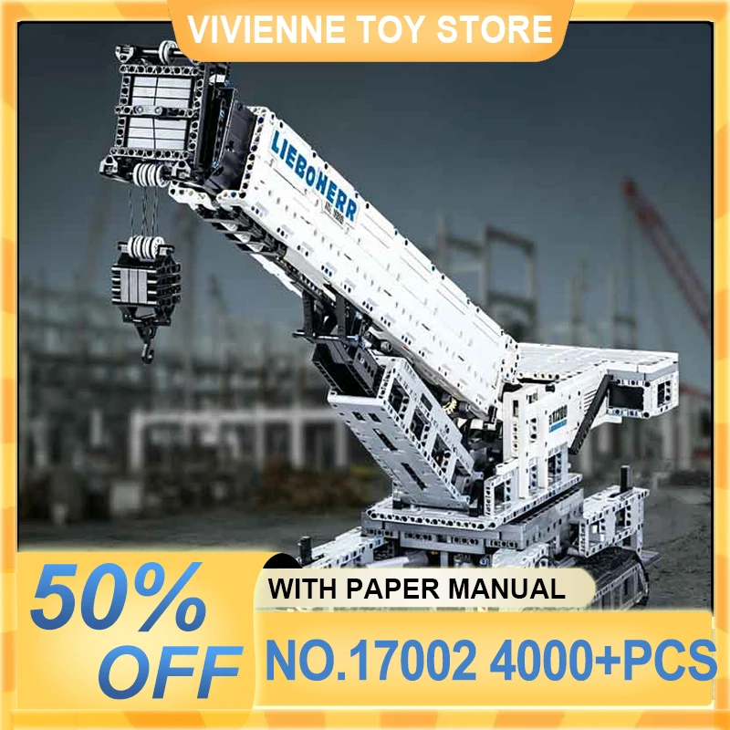 MOULD KING 17002 Technical MOC Crane Truck Building Blocks bricks, Electric Mechanical Model, Stress Relief Birthday Toy
MOULD KING 17002 Technical MOC Crane Truck Building Blocks bricks, Electric Mechanical Model, Stress Relief Birthday Toy
