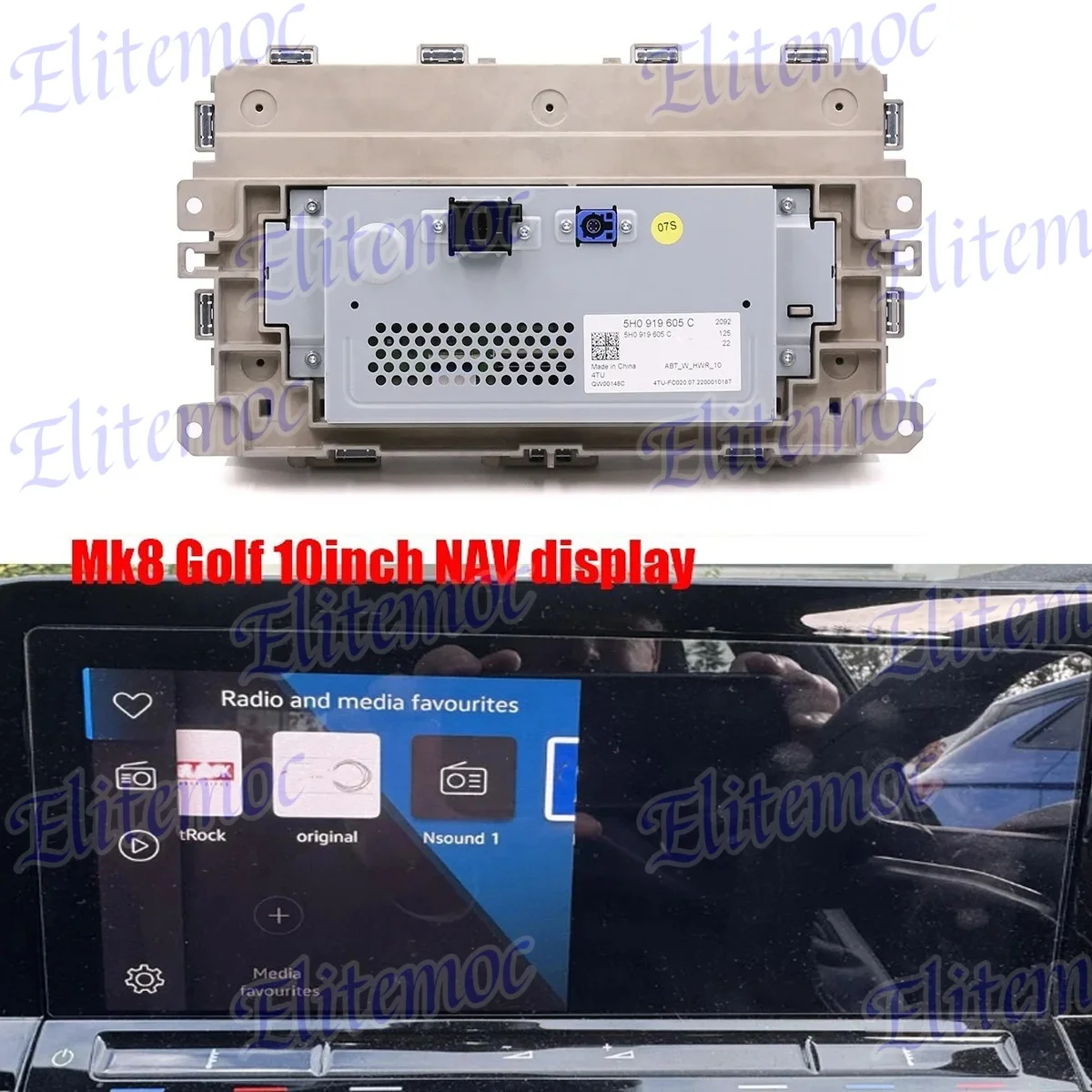 10 INCH LCD Display FOR VW Golf 8 MK8 Radio Screen Replacement 5H0 919 605 C
10 INCH LCD Display FOR VW Golf 8 MK8 Radio Screen Replacement 5H0 919 605 C