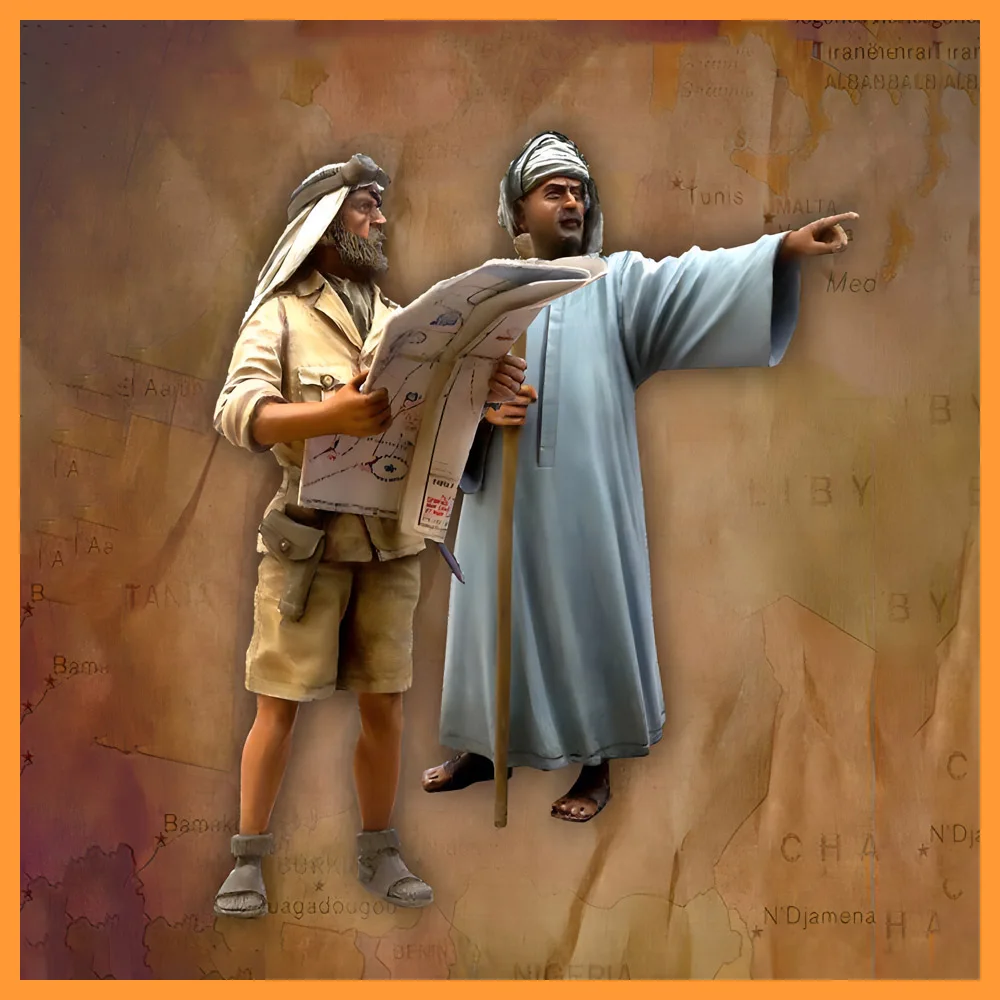 【Need Assemble and Paint by Self】GK 1/35 Scale Resin Model OFFICER Soldier and Local Man.1942 Unpainted White Mold
【Need Assemble and Paint by Self】GK 1/35 Scale Resin Model OFFICER Soldier and Local Man.1942 Unpainted White Mold