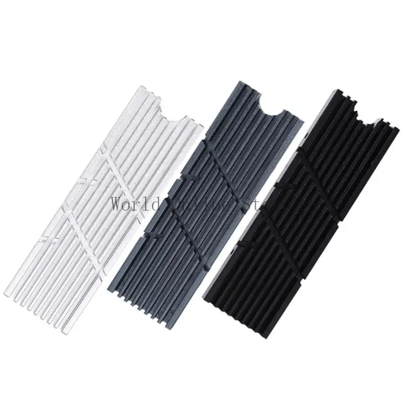 High Conductivity Aluminum Heatsink Coolers For M.2 2280 NVMe Solid Disk Drive Thermals Management for Upgrades 87HC
High Conductivity Aluminum Heatsink Coolers For M.2 2280 NVMe Solid Disk Drive Thermals Management for Upgrades 87HC