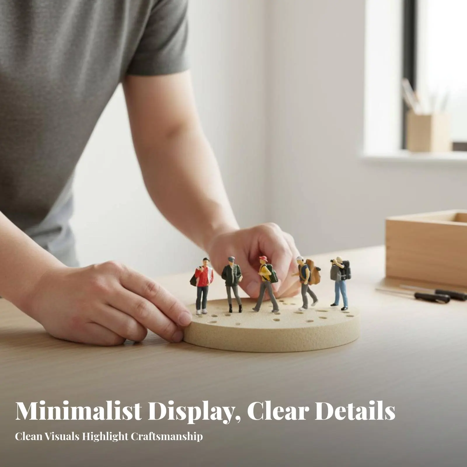 5 Pieces 1:64 Scale Backpacker Figures Highly Detailed Miniature Hiker Figurine Set Tiny People for Model Cars Varied Poses
5 Pieces 1:64 Scale Backpacker Figures Highly Detailed Miniature Hiker Figurine Set Tiny People for Model Cars Varied Poses