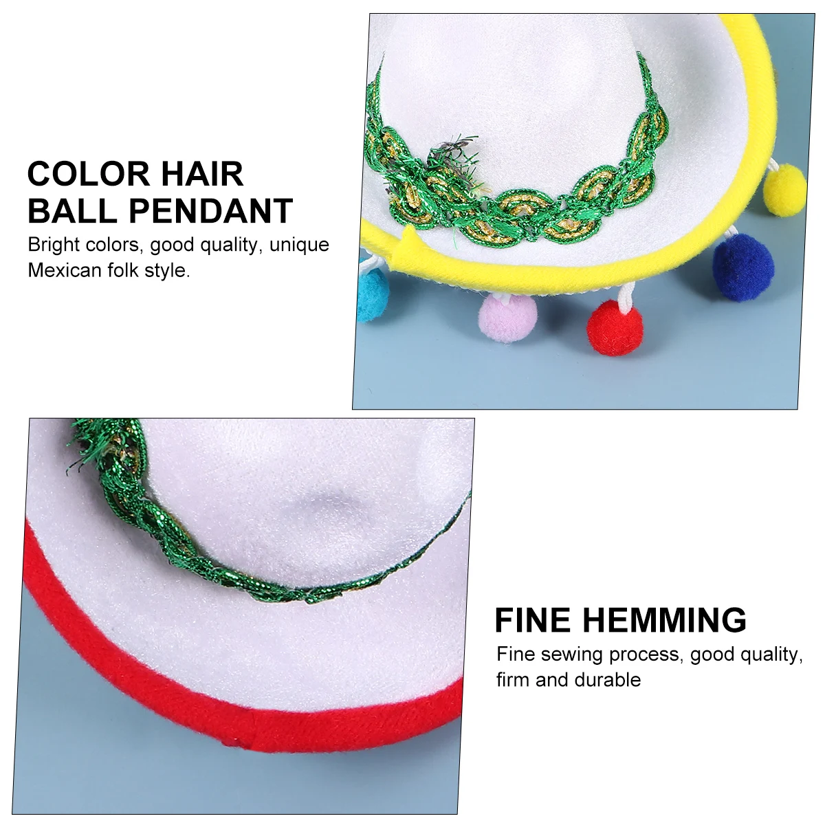 4 Pcs Mini Hat Headband Beach Sombreros Assorted Color Mexican Folk Style Sun Protection Straw Hat Hair Hoop Festival Daily Wear
4 Pcs Mini Hat Headband Beach Sombreros Assorted Color Mexican Folk Style Sun Protection Straw Hat Hair Hoop Festival Daily Wear