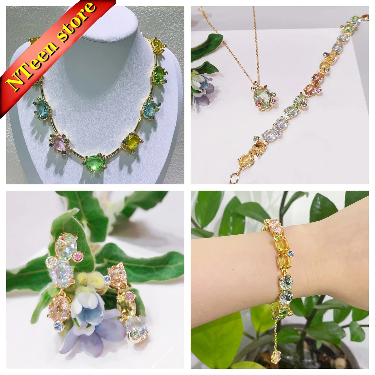 2025 New Trend Original Fine Jewelry Sets Green Crystal Fashion Necklace Bracelet Tassel Earrings for Women's Anniversary Gift
2025 New Trend Original Fine Jewelry Sets Green Crystal Fashion Necklace Bracelet Tassel Earrings for Women's Anniversary Gift