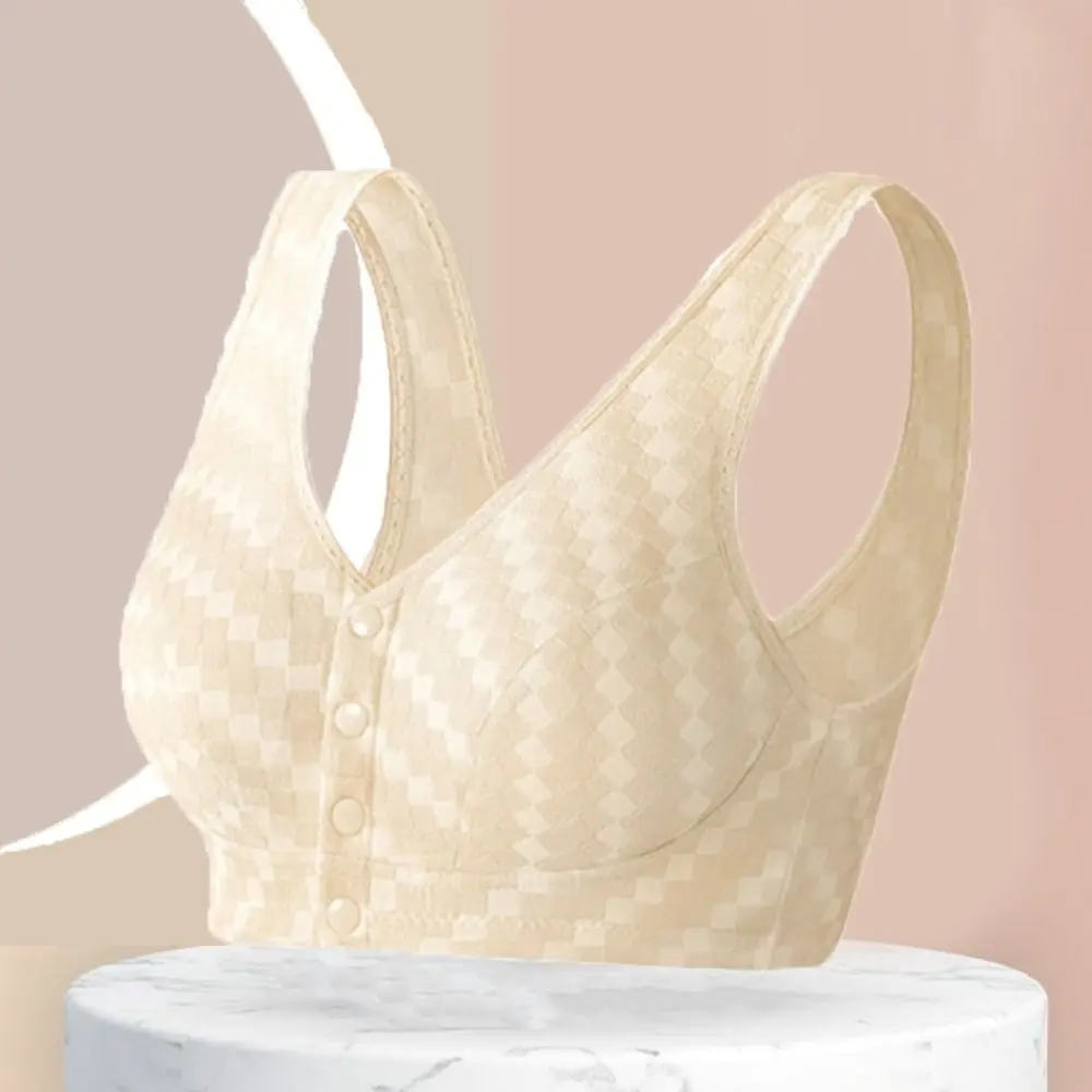 Fashion Thin Front Button Bra No Chest Pad Large Size Elderly Bra Intimates Simple Wireless Bra Elderly
Fashion Thin Front Button Bra No Chest Pad Large Size Elderly Bra Intimates Simple Wireless Bra Elderly