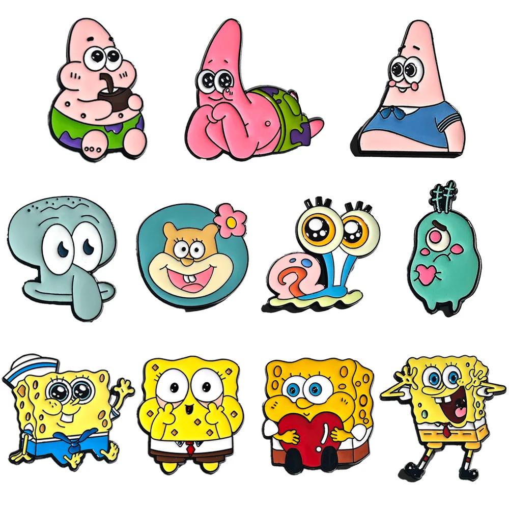 1 Set Cartoon SpongeBob SquarePants Big Star Alloy Brooch Versatile Commuting Octopus Brother Sandy Badge Clothing Decoration
1 Set Cartoon SpongeBob SquarePants Big Star Alloy Brooch Versatile Commuting Octopus Brother Sandy Badge Clothing Decoration