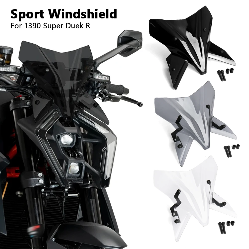 Motorcycle Windshield For 1390 Super Duke R Accessories Windscreen Fairing Wind Shield Deflector For 1390 Super Duke R EVO 2024-
Motorcycle Windshield For 1390 Super Duke R Accessories Windscreen Fairing Wind Shield Deflector For 1390 Super Duke R EVO 2024-
