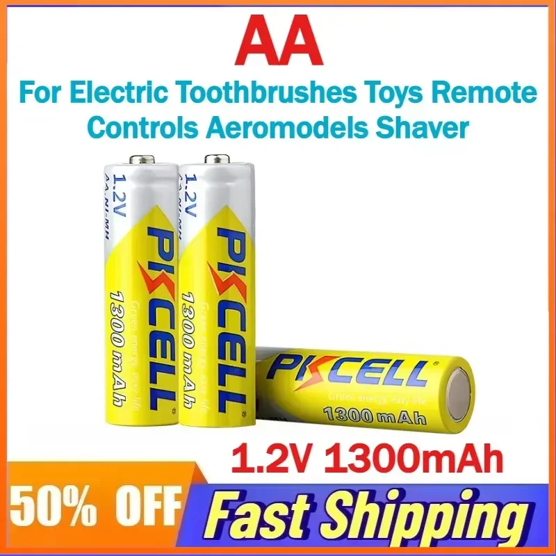 1.2V 1300mAh AA Ni-MH Rechargeable Battery for Electric Toothbrushes Toys Remote Controls Aeromodels Shaver
1.2V 1300mAh AA Ni-MH Rechargeable Battery for Electric Toothbrushes Toys Remote Controls Aeromodels Shaver
