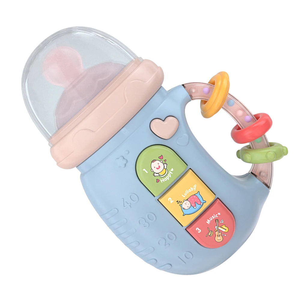 Plastic Soothing Baby Bottle Toys Colorful Lights Music Modes Newborn Bilingual Safe Musical Instruments
Plastic Soothing Baby Bottle Toys Colorful Lights Music Modes Newborn Bilingual Safe Musical Instruments