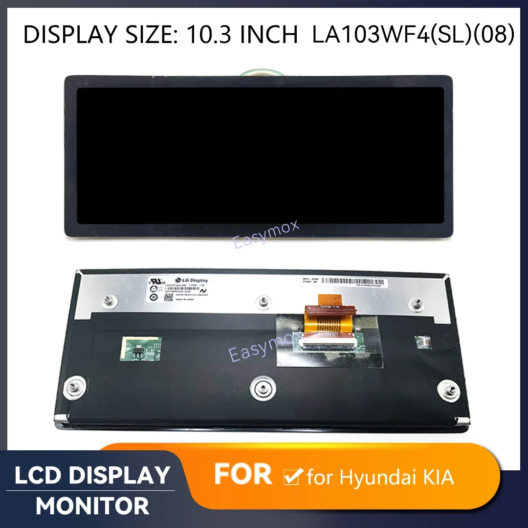 10.3 Inch Touch Screen LCD Display for Hyundai KIA Touchscreen Car Repair and Replacement LA103WF4(SL)(08)
10.3 Inch Touch Screen LCD Display for Hyundai KIA Touchscreen Car Repair and Replacement LA103WF4(SL)(08)