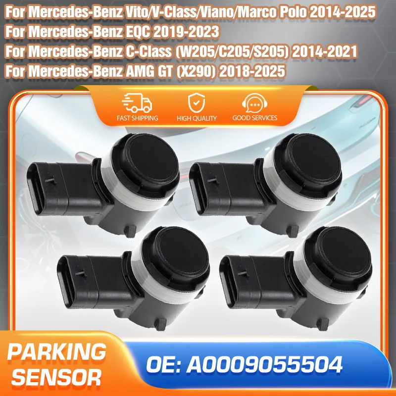 Parking Assist Sensor PDC Sensor For Mercedes Benz W176 W205 W222 V222 X222 C205 S205 A C S Class A0009055504 0009055504 Parts
Parking Assist Sensor PDC Sensor For Mercedes Benz W176 W205 W222 V222 X222 C205 S205 A C S Class A0009055504 0009055504 Parts