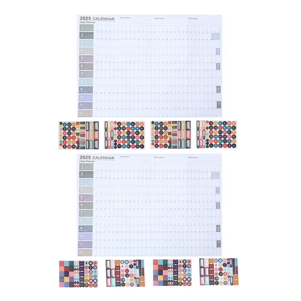 2 Sets Wall Calendar Family Aesthetic Monthly Yearly Decorative Planner Full Size Large Format Office Schedule Year
2 Sets Wall Calendar Family Aesthetic Monthly Yearly Decorative Planner Full Size Large Format Office Schedule Year