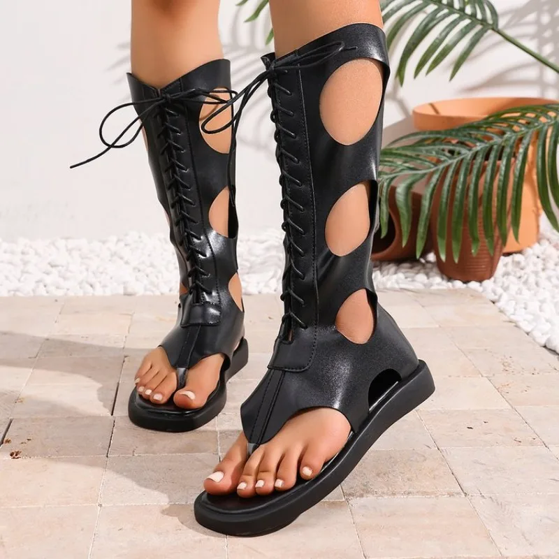 2026 New Sandals Women Summer Flat Versatile Boots Clip Toe Cold Boots
2026 New Sandals Women Summer Flat Versatile Boots Clip Toe Cold Boots