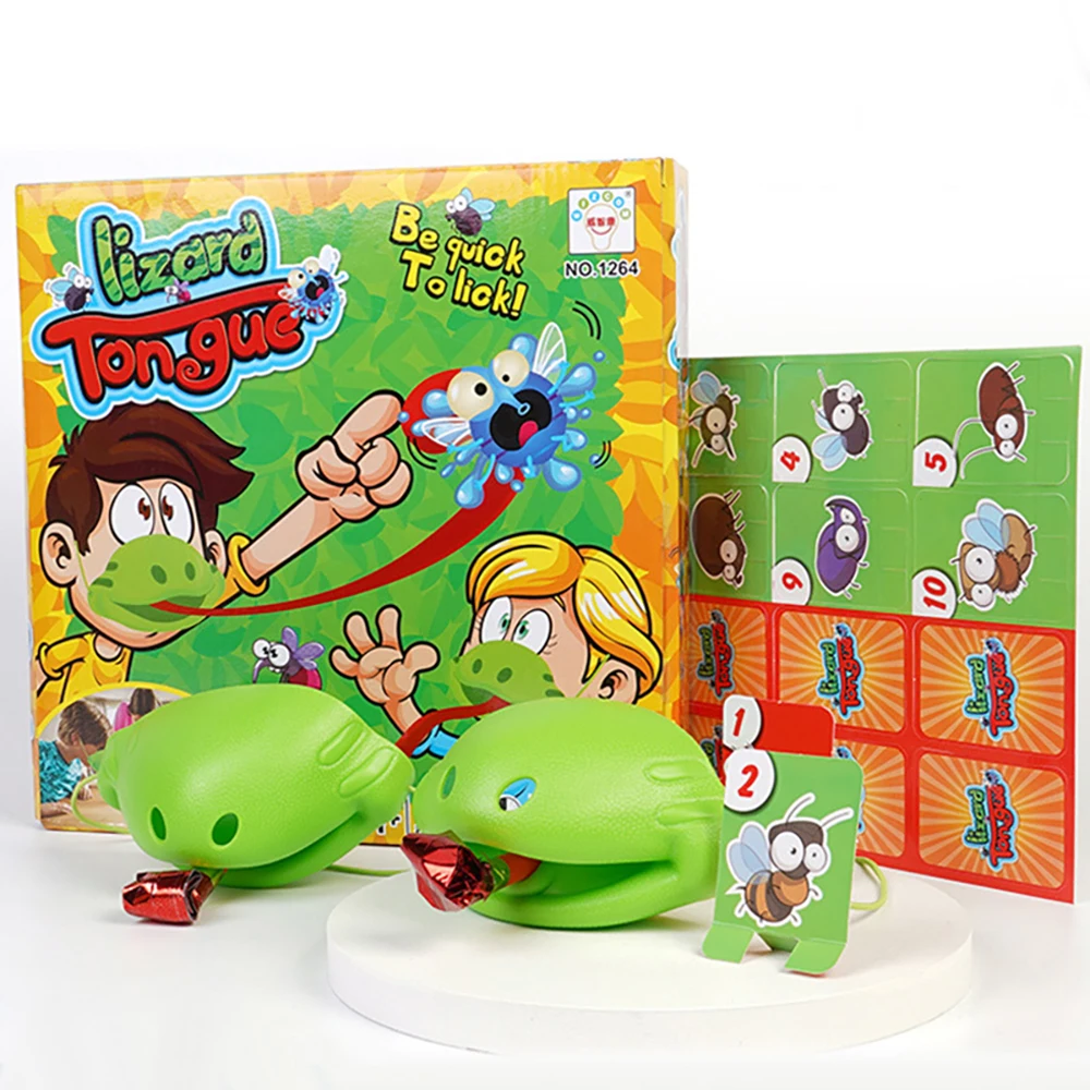Funny Tongue Tic-Tac Chameleon Frog Mouth Take Card Greedy Chameleon Game Lizard Spit Tongue Toys Jokes Desktop Sensory Toys
Funny Tongue Tic-Tac Chameleon Frog Mouth Take Card Greedy Chameleon Game Lizard Spit Tongue Toys Jokes Desktop Sensory Toys