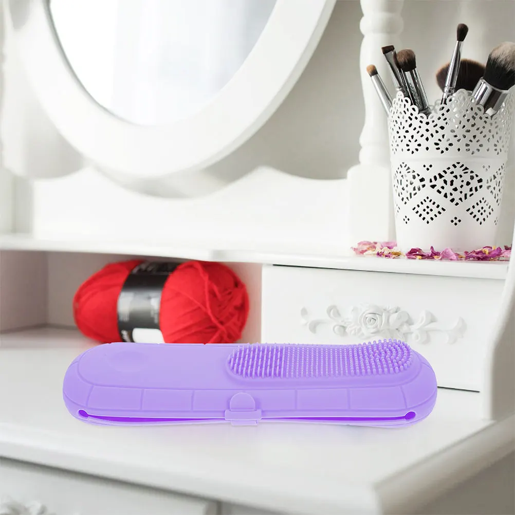 2Pcs Makeup Brushes Storage Bag Compact Travel Toiletry ganizer Silicone Brush Holder Case Purse Accessories
2Pcs Makeup Brushes Storage Bag Compact Travel Toiletry ganizer Silicone Brush Holder Case Purse Accessories