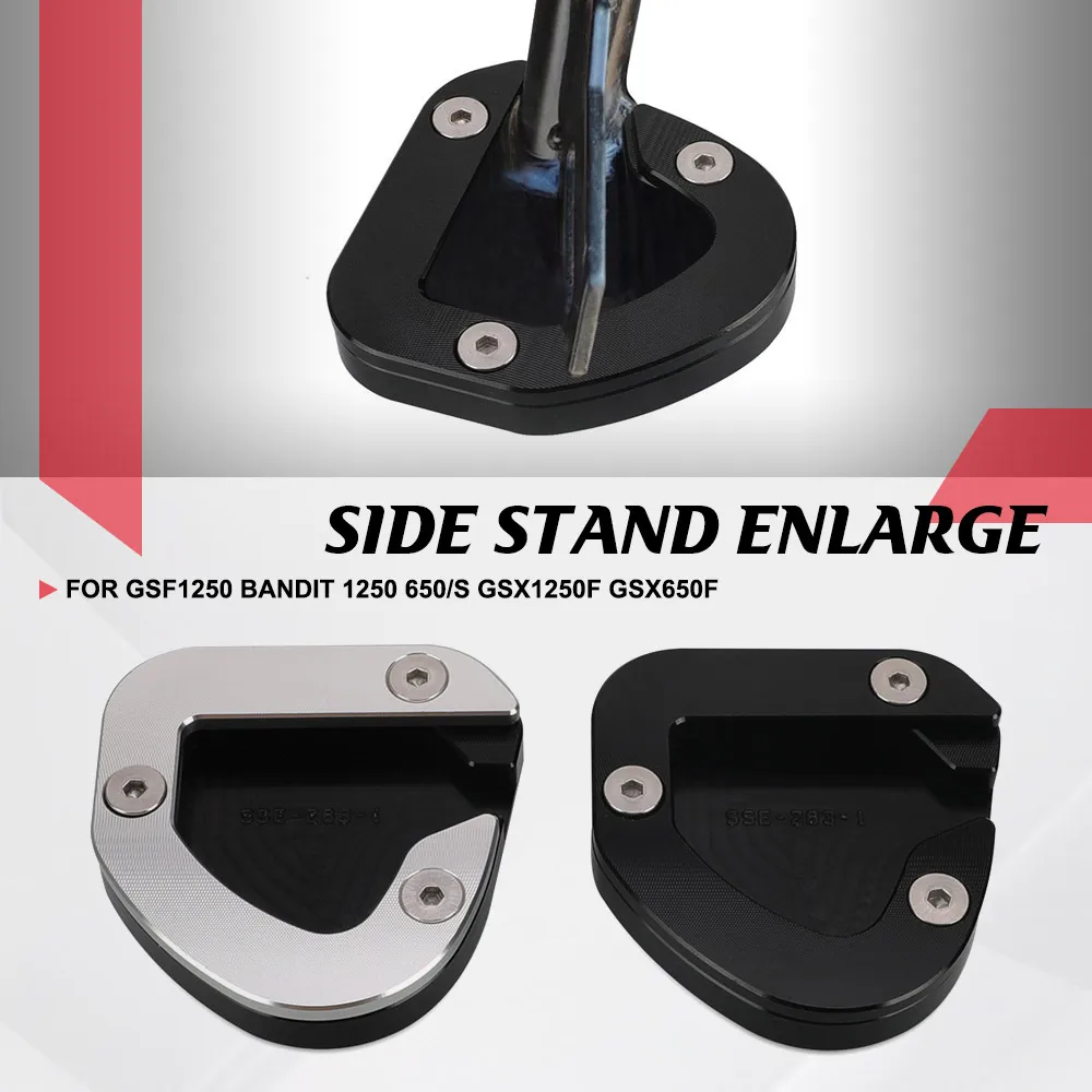 Motorcycle CNC Kickstand Extension Foot Side Stand Pad Support Plate For Suzuki GSF1250 Bandit 1250 650/S GSX1250F GSX650F
Motorcycle CNC Kickstand Extension Foot Side Stand Pad Support Plate For Suzuki GSF1250 Bandit 1250 650/S GSX1250F GSX650F