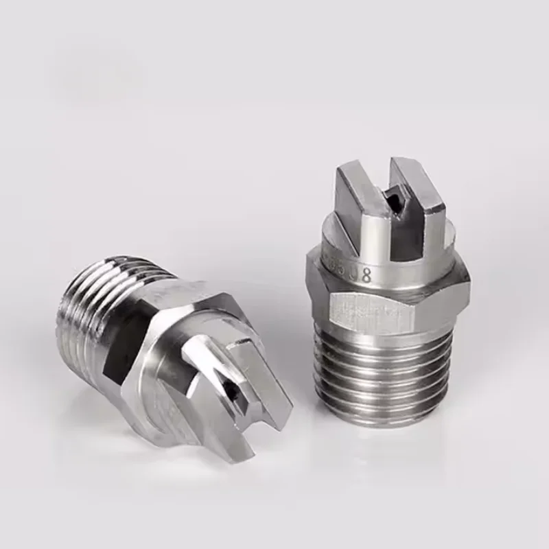 1/4 BSPT Hvv Standard Veejet Flat fan Water Spray Nozzles High Impact High pressure stainless steel
1/4 BSPT Hvv Standard Veejet Flat fan Water Spray Nozzles High Impact High pressure stainless steel