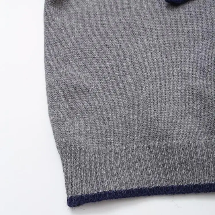 ZAB Autumn New Faionable Casual Sle Knitted Sweater Navy Collar Street Sle Long Sve Polyester Fiber Patchwork Color
ZAB Autumn New Faionable Casual Sle Knitted Sweater Navy Collar Street Sle Long Sve Polyester Fiber Patchwork Color