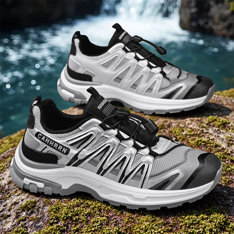 Повседневные кроссовки с круглым носком, весенне-осенние нескользящие уличные ботинки для спорта и отдыха, износостойкие лоферы с вентиляцией, новинка
Повседневные кроссовки с круглым носком, весенне-осенние нескользящие уличные ботинки для спорта и отдыха, износостойкие лоферы с вентиляцией, новинка