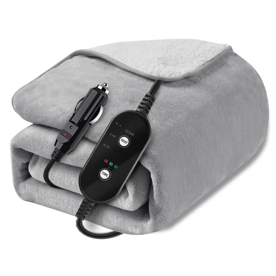 12V 24V Heated Car Blanket, Electric Blanket Flannel Heating Throw for Car, SUV, RV, Camping, 60 x 44, Hi M Lo Heating Settings,
12V 24V Heated Car Blanket, Electric Blanket Flannel Heating Throw for Car, SUV, RV, Camping, 60 x 44, Hi M Lo Heating Settings,