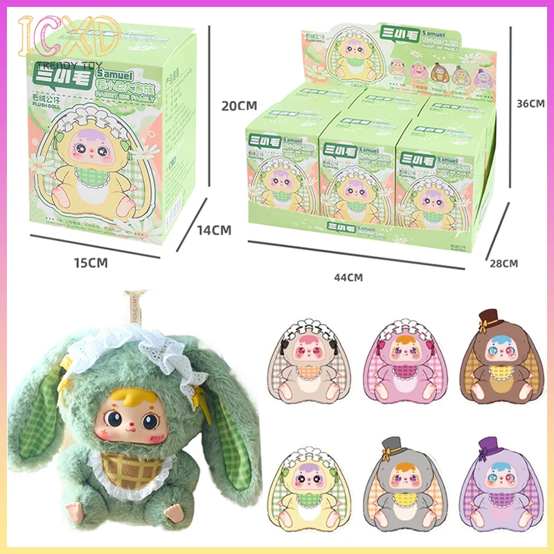 Аутентичные игрушки Samuel Blind Box, семейная серия «Маленький кролик» с виниловыми и плюшевыми дизайнерскими брелками, подвесками, праздничные подарки для девочек
Аутентичные игрушки Samuel Blind Box, семейная серия «Маленький кролик» с виниловыми и плюшевыми дизайнерскими брелками, подвесками, праздничные подарки для девочек